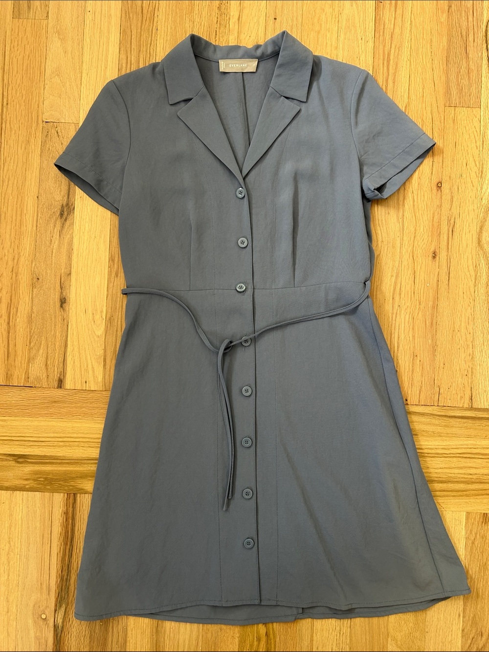 Japanese GoWeave Notch Shirtdress everlane